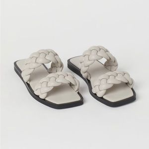 H&M Braided Slides
